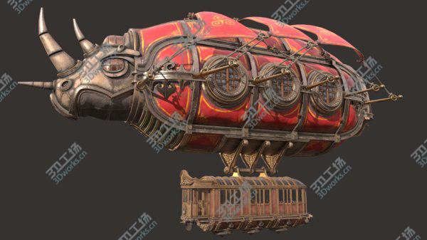 images/goods_img/20210312/Airship Steampunk Rhinoceros 3D/5.jpg